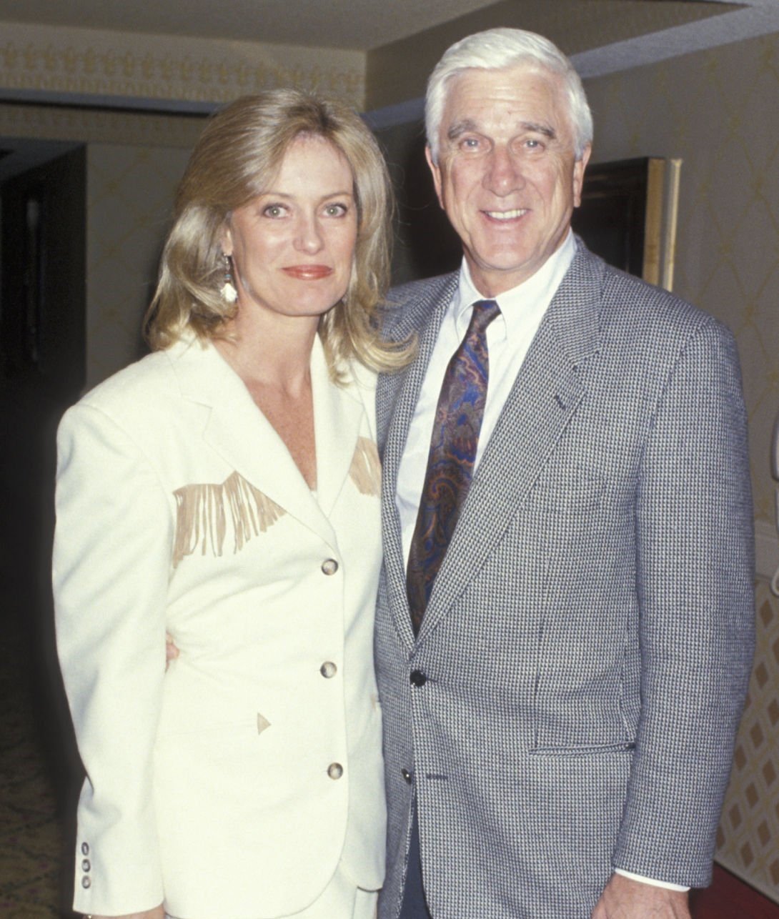 Marriage of Bobbye Brooks Oliver and Leslie Nielsen